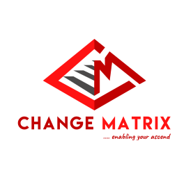 Logo of Change Matrix, a client or partner of Pleximus Inc., indicating collaboration or endorsement.