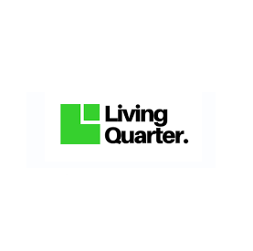 Logo of Living Quarter, a client or partner of Pleximus Inc., indicating collaboration or endorsement.